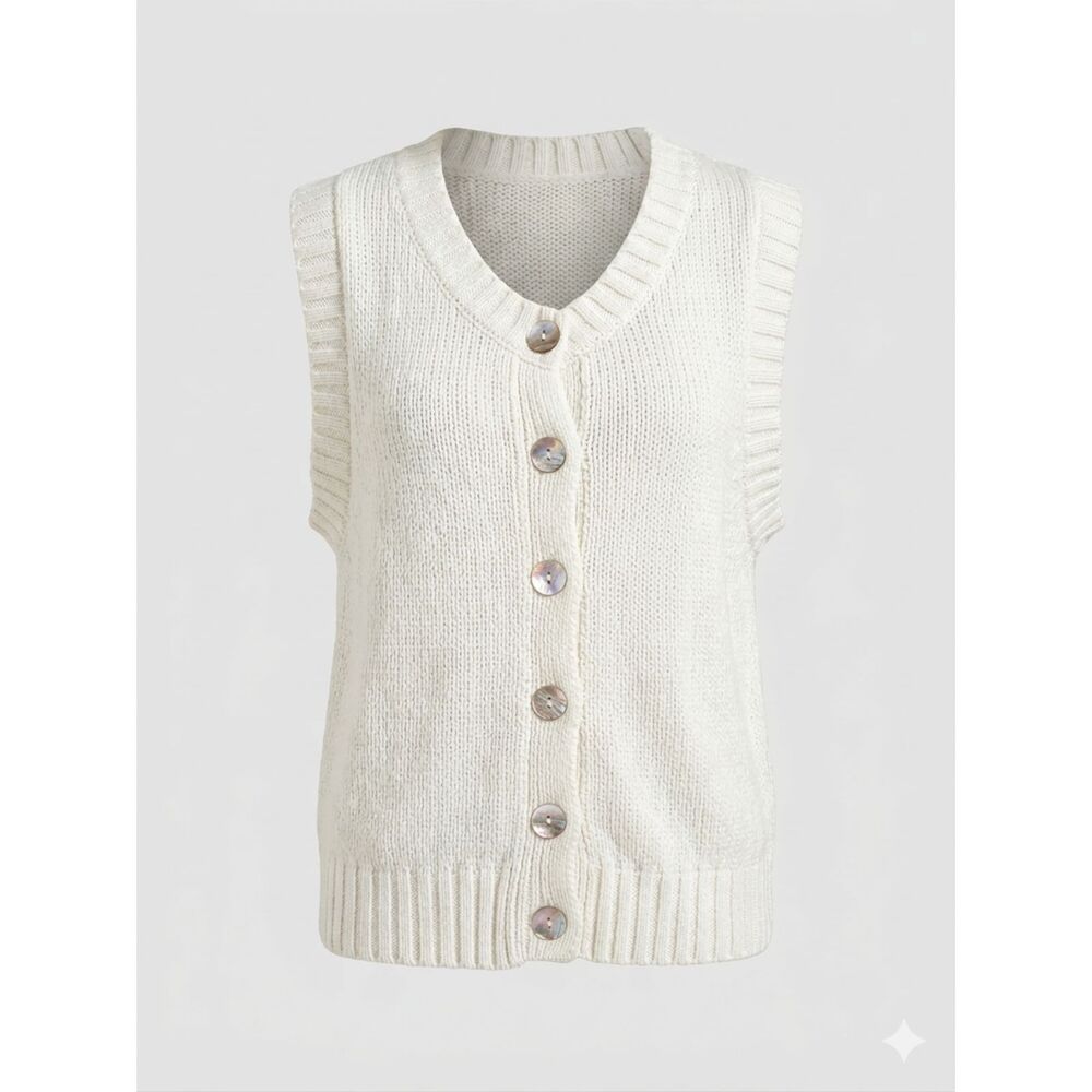 SONG OF STYLE REVOLVE QUIET LUXURY OLD MONEY PREPPY KNIT IT-GIRL SWEATER VEST